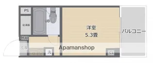 BAUHAUS広島駅前【4階】の間取り
