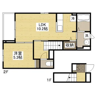 プリマヴェーラf【2階】の間取り