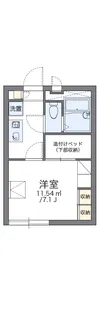 レオパレスアミティエ【205号室】の間取り