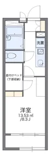 レオパレスMELODEY【2階】の間取り