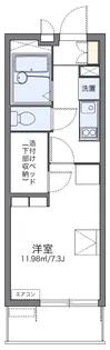 レオパレスさくらⅡ【1階】の間取り