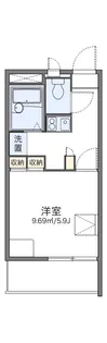 レオパレスFLORAⅡ【211号室】の間取り