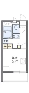 レオパレス花上【2階】の間取り