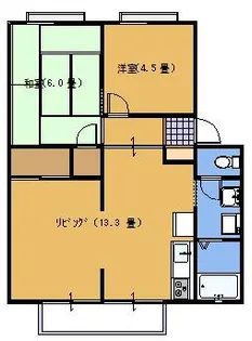 アーバンHATA【302号室号室】の間取り