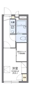 レオパレスパークサイド比治山【2階】の間取り