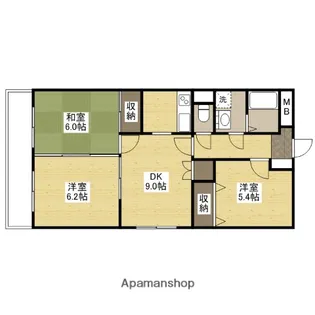 ユーミー尾和【3階】の間取り