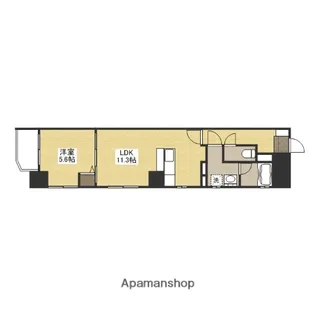 広島県広島市中区国泰寺町1丁目【マンション】の間取り