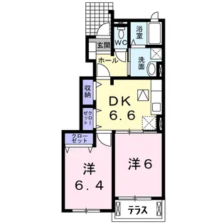 クラールY【1階】の間取り