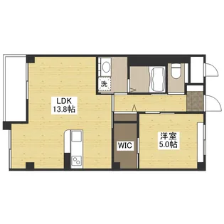 リヴァージュ竜王【2階】の間取り