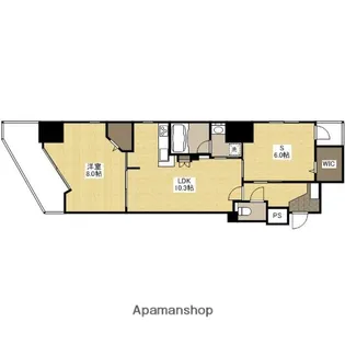 ヴィラ博丈【3階】の間取り