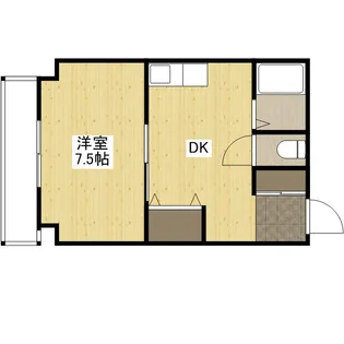 あずまビル【602号室号室】の間取り