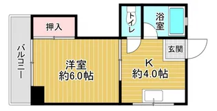 第一田万里ビル【3階】の間取り