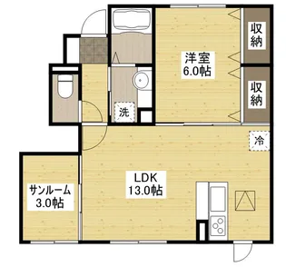 ソラーナ【1階】の間取り