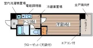 JJS舟入南【206号室号室】の間取り