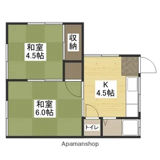 山内荘【1階】の間取り