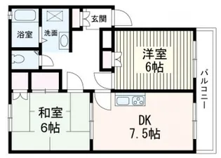 サンヒルズ庚午【301号室号室】の間取り