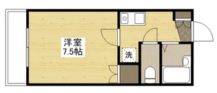 レジデンス新木【303号室号室】の間取り