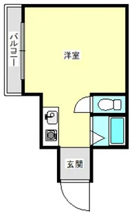 第三西林ビル【605号室号室】の間取り