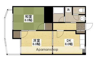 広島県広島市東区牛田新町3丁目【マンション】の間取り