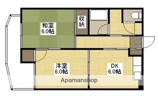 広島県広島市東区牛田新町3丁目【マンション】の間取り