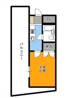 西原マンション【309号室号室】の間取り