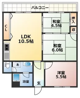 ヤスダ第一ビル【402号室号室】の間取り
