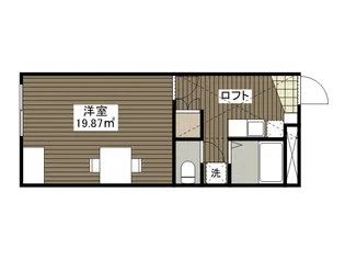 レオパレスハイマート柳ヶ丘2【1階】の間取り