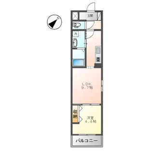 エトワール【5階】の間取り