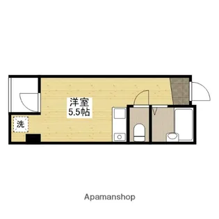 広島県広島市中区宝町【マンション】の間取り