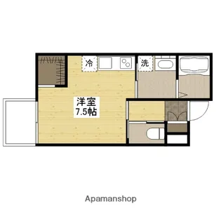 広島県広島市佐伯区五日市5丁目【アパート】の間取り