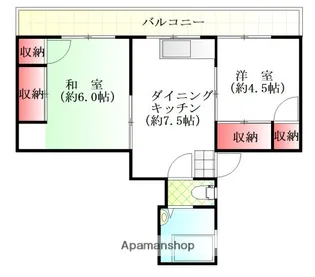 上田ビル【3階】の間取り