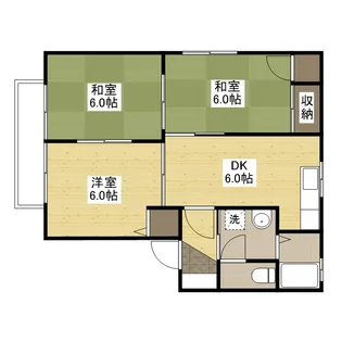 ディアス西原【2階】の間取り