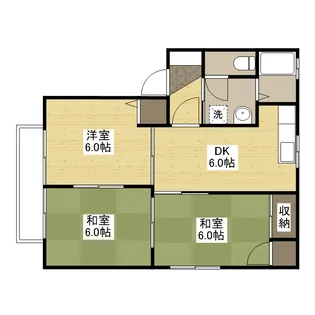 ディアス西原【2階】の間取り