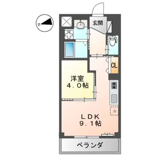 タイニーヴィラ【1階】の間取り