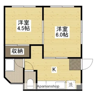 福島ビル【203号室】の間取り
