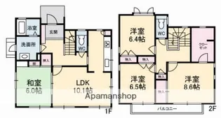 広島県広島市佐伯区藤の木1丁目【一戸建】の間取り