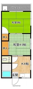 宮地マンション【3階】の間取り