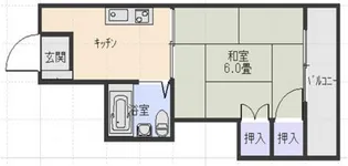 竹原ビル【204号室号室】の間取り