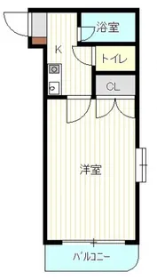 山下丹那ビル【405号室号室】の間取り