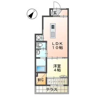 FALDA.T(ファルダティー)【1階】の間取り