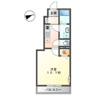 ハニーカルテット【1階】の間取り
