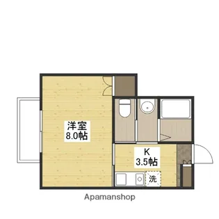 フェリーチェ安東【1階】の間取り