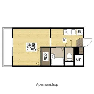 サンコート古江【3階】の間取り