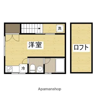 CASA COZY コイン通り【2階】の間取り