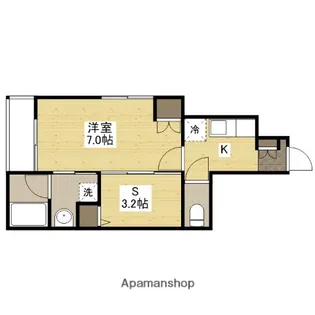 広島県広島市安佐北区可部2丁目【アパート】の間取り