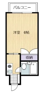 シャイン舟入【402号室号室】の間取り