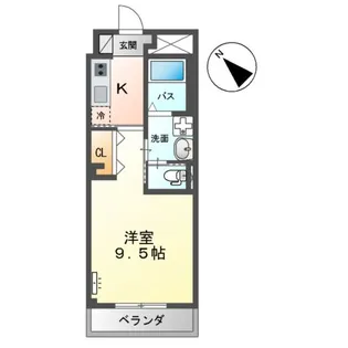ウィステリアⅤ番館【3階】の間取り