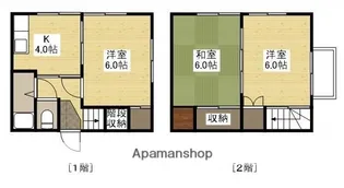 広島県広島市南区仁保1丁目【一戸建】の間取り