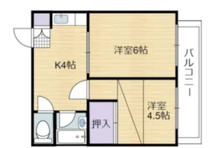 サンシティ森下【201号室号室】の間取り