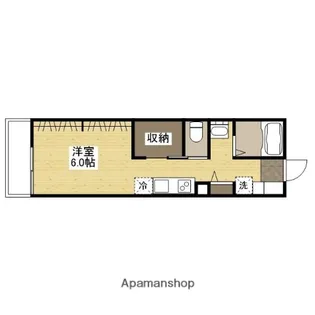 ZORO三筋【3階】の間取り